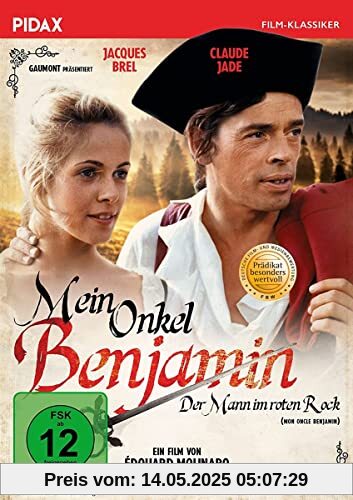 Mein Onkel Benjamin - Der Mann im roten Rock (Mon Oncle Benjamin) / Mit dem Prädikat BESONDERS WERTVOLL ausgezeichnete Romanverfilmung (Pidax Film-Klassiker) von Edouard Molinaro