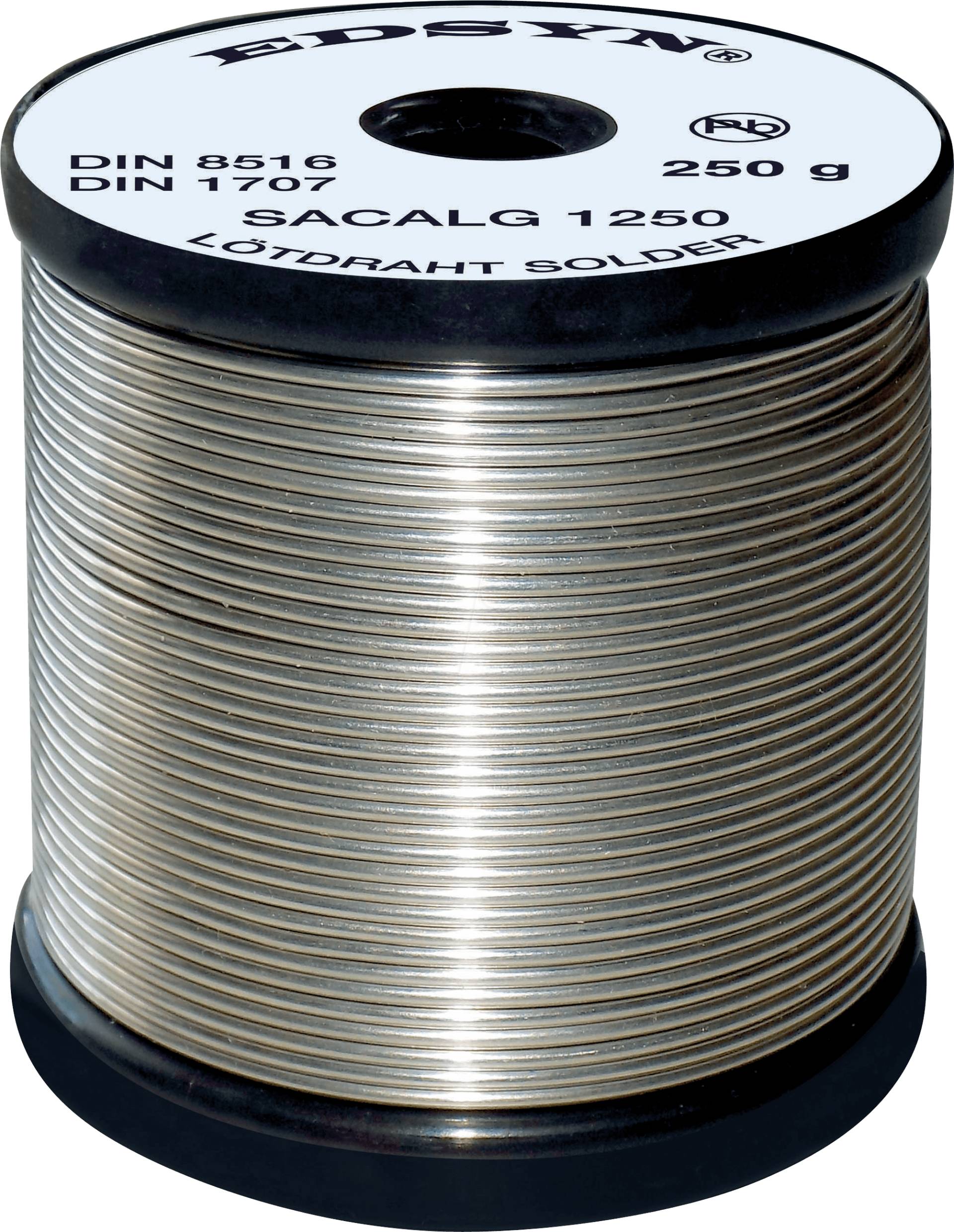 EDS SACALG1250 - Lötzinn bleifrei mit Silber- und Kupferanteil,Ø 1,0 mm, 250 g von Edsyn