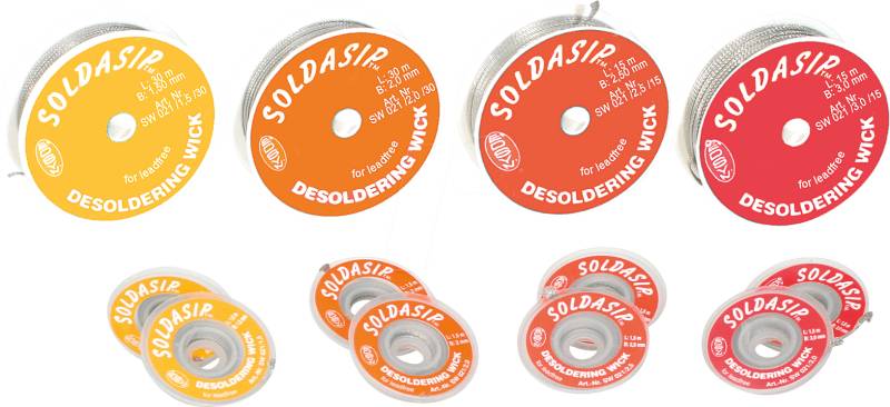 EDSYN SW021-20 - Soldasip Entlötlitze, Kupfer, 1,5 m x 2,0 mm von Edsyn