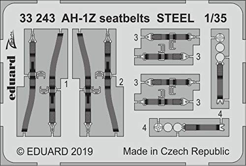 (EDP33243) - Eduard Photoetch Zoom 1:32 - AH-1Z seatbelts Steel von Eduard