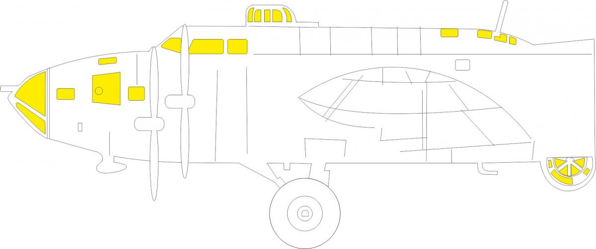 Boeing B-17F Flying Fortress - TFace [HKM] von Eduard