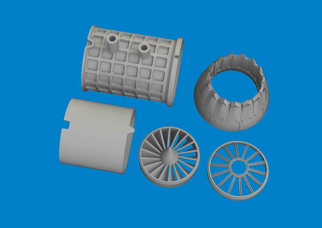 F-35B - Exhaust nozzle - Print [Tamiya] von Eduard