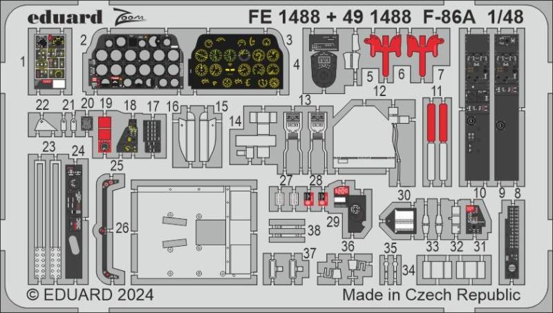 F-86A  [Clear Prop] von Eduard