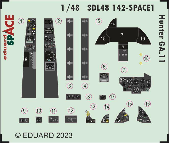 Hunter GA.11 - Space [Airfix] von Eduard