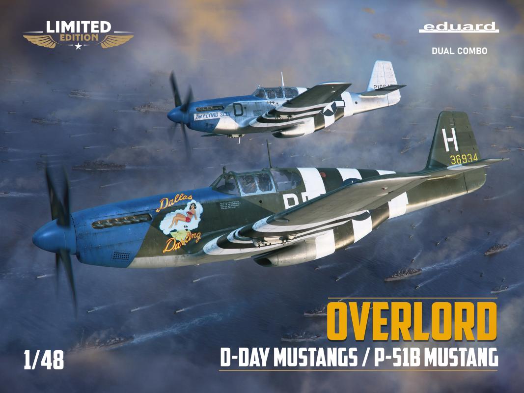 Overlord D-Day - Mustangs  / P-51B Mustang - Dual Combo von Eduard