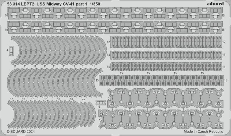 USS Midway CV-41 - Part 1 [Trumpeter] von Eduard