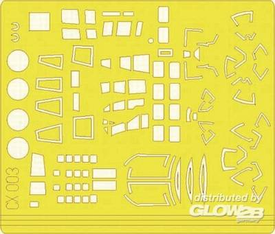 Yellow Tape Xpress Mask He-111H-6 [Hasegawa] von Eduard
