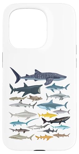 Arten von Haien Haifischarten Identifizierung Ozeanliebhaber Hülle für iPhone 15 Pro von Educational Science Ideas