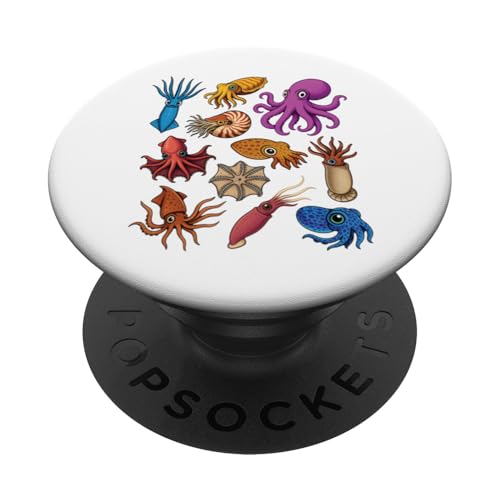 Kopffüßerorden der Klasse Kephalopode Scientific PopSockets Klebender PopGrip Kopffüßerorden der Klasse Kephalopode Scientific PopSockets Klebender PopGrip von Educational Science Ideas
