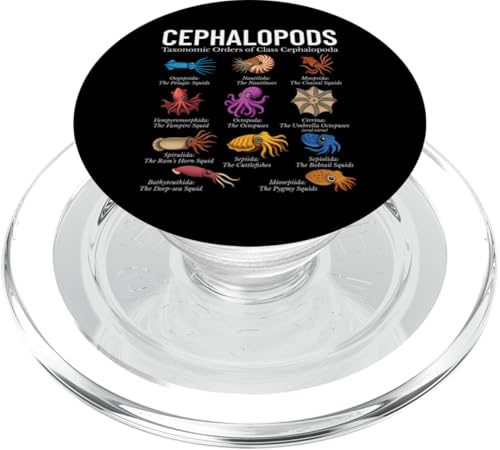 Kopffüßerorden der Klasse Kephalopode Scientific PopSockets PopGrip für MagSafe Kopffüßerorden der Klasse Kephalopode Scientific PopSockets PopGrip für MagSafe von Educational Science Ideas
