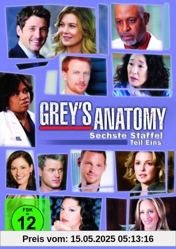 Grey's Anatomy: Die jungen Ärzte - Sechste Staffel, Teil Eins [3 DVDs] von Edward Ornelas