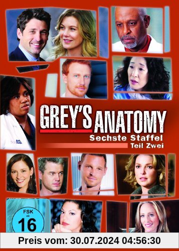 Grey's Anatomy: Die jungen Ärzte - Sechste Staffel, Teil Zwei [3 DVDs] von Edward Ornelas