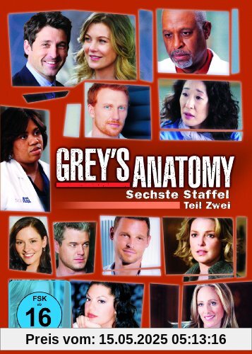 Grey's Anatomy: Die jungen Ärzte - Sechste Staffel, Teil Zwei [3 DVDs] von Edward Ornelas