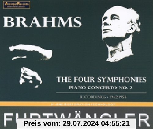 Brahms: The Four Symphonies / Piano Concerto No. 2 von Edwin Fischer