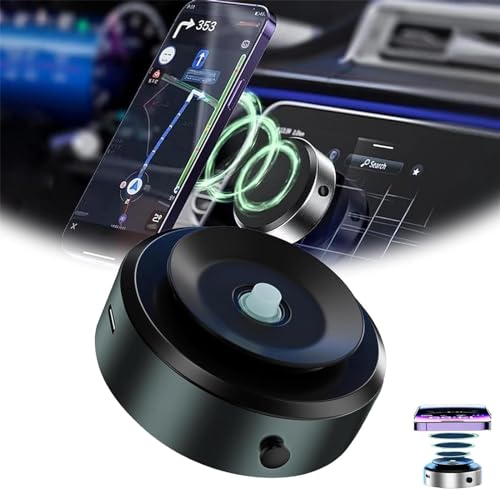 Eeiiey Mpp Gripmaster 360 Magnetic Holder,Moftpivotpro Gripmaster 360 Magnetic Holder,Magnetic Cell Phone Holder for Car Vacuum Adsorption,Portable Magnetic Phone Holder,for All Cell Phones (Black) von Eeiiey