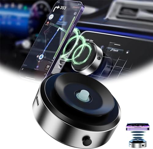 Eeiiey Mpp Gripmaster 360 Magnetic Holder,Moftpivotpro Gripmaster 360 Magnetic Holder,Magnetic Cell Phone Holder for Car Vacuum Adsorption,Portable Magnetic Phone Holder,for All Cell Phones (Silver) von Eeiiey