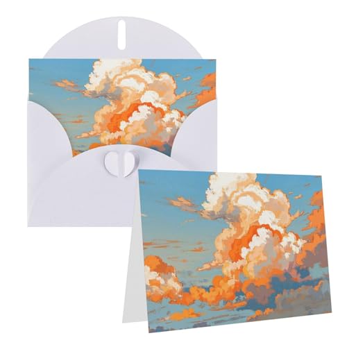 Eekstdbn Grußkarten, Wolkenstruktur, Grußkarte mit allen Anlässen, Einladung, Urlaubskarte, Jubiläumskarte von Eekstdbn