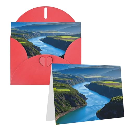 Eekstdbn Grußkarten Blue River Grußkarte mit allen Anlässen, Einladung, Urlaubskarte, Jubiläumskarte von Eekstdbn