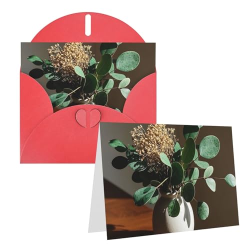 Eekstdbn Grußkarten Eukalyptusblatt Blatt Vase Grußkarte mit allen Anlässen Karten Einladung Urlaub Karte Jubiläumskarte Eekstdbn Grußkarten Eukalyptusblatt Blatt Vase Grußkarte mit allen Anlässen Karten Einladung Urlaub Karte Jubiläumskarte von Eekstdbn