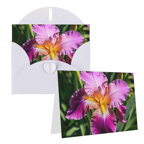 Eekstdbn Grußkarten Iris Grußkarte mit allen Anlässen, Einladung, Urlaubskarte, Jubiläumskarte von Eekstdbn