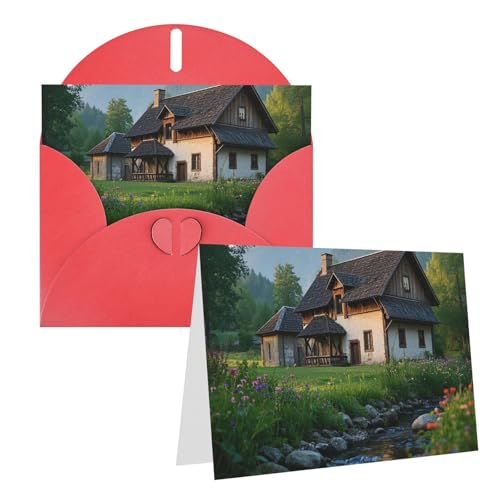 Eekstdbn Grußkarten Vintage Bohemian Farmhouse Grußkarte mit allen Anlässen Karten Einladung Urlaub Karte Jahrestag Karte von Eekstdbn