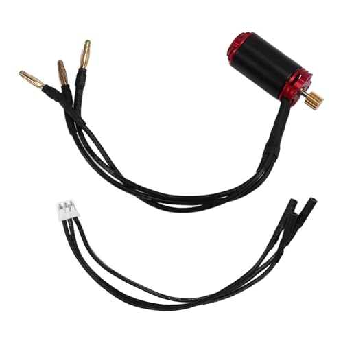 Eeuye Für SCX24 Low Linear Externer Bürstenloser Motor 4000Kv 2.0 Bananenstecker von Eeuye
