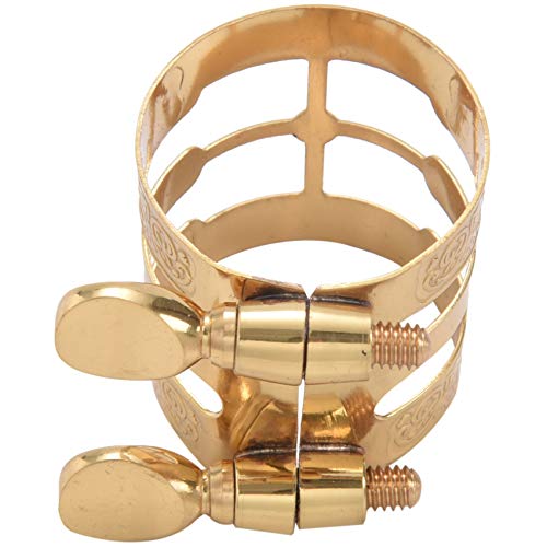 Eeuye Neue Geschnitzte Metall Ligatur Alto Saxophon Klarinette Mundstück Ligatur Clip für Alto Saxophon Eeuye Neue Geschnitzte Metall Ligatur Alto Saxophon Klarinette Mundstück Ligatur Clip für Alto Saxophon von Eeuye