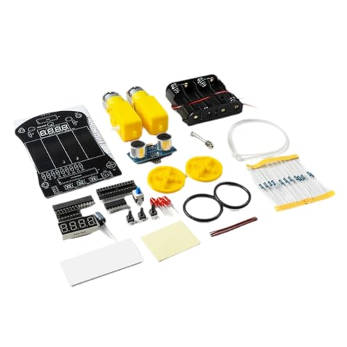 Eeuye Smart Car DIY Elektronik-Kit 51 MCU Ultraschall-Hindernisvermeidungsauto Automatische Abstandsmessungs-Roboter-Programmierungs-DIY-Kit Eeuye Smart Car DIY Elektronik-Kit 51 MCU Ultraschall-Hindernisvermeidungsauto Automatische Abstandsmessungs-Roboter-Programmierungs-DIY-Kit von Eeuye