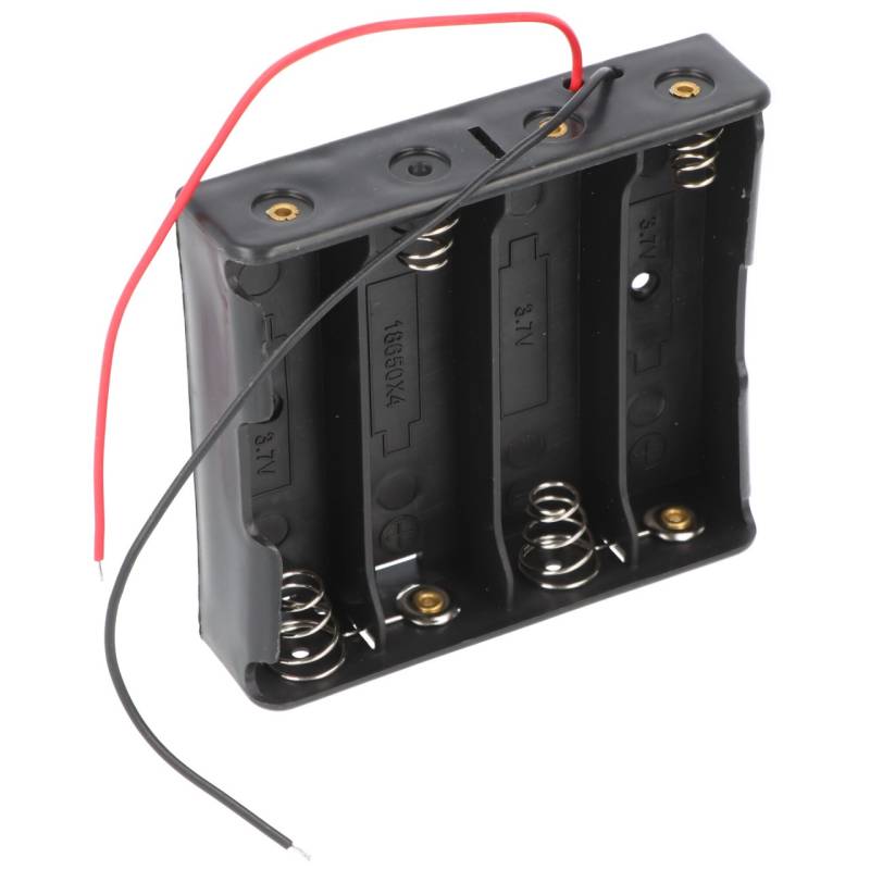 Batteriehalter für 4x 18650 Zellen mit Anschluss (4S1P) von Efest