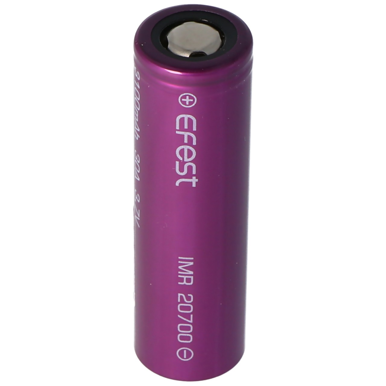 Efest IMR 20700 - 3100mAh 3,6V - 3,7V Li-Ion-Akku min. 3030mAh typ. 3100mAh maximal 30A Stromabgabe (Flat Top) von Efest