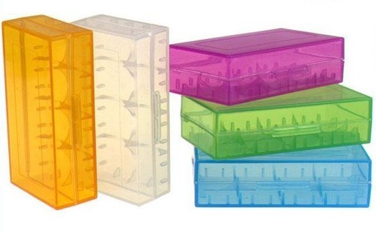 Plastikbox für 2x 18650 oder 4x 16340 transparent Plastikbox für 2x 18650 oder 4x 16340 transparent von Efest
