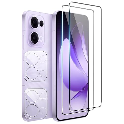 Effcotuo Schutzfolie für Oppo Reno 13 Schutzfolie für Panzerglas 9H Härte Displayschutz Folie Anti-Scratch Ultra Dünn Displayschutzfolie für Oppo Reno 13 von Effcotuo