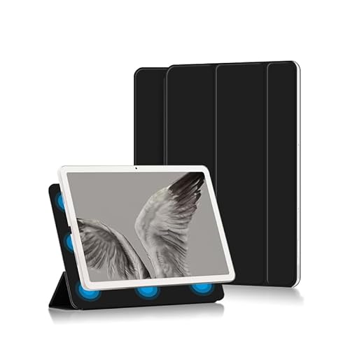 Hülle für Google Pixel Tablet Cover, Slim Smart Cover Cases Schutzhülle aus PU-Leder für Google Pixel Tablet -Black von Effcotuo