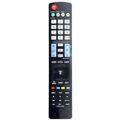 AKB74115502 Ersatz Fernbedienung für LG TV 47LH7030 47LK530 47LK530NZC 47LK950S.AEU 47LMS. 610C 4617LM610CABG 47LM615SABG 47LM620S 47LM640S.ABG 47LM640S.ABG 47LM640S.ABG 7LM6600 47LM660SABG, 47LM670S, AKB74115502 Ersatz Fernbedienung für LG TV 47LH7030 47LK530 47LK530NZC 47LK950S.AEU 47LMS. 610C 4617LM610CABG 47LM615SABG 47LM620S 47LM640S.ABG 47LM640S.ABG 47LM640S.ABG 7LM6600 47LM660SABG, 47LM670S, von Effireli