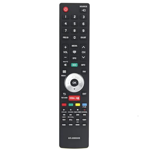 ER-33903HS Ersatzfernbedienung für Hisense Smart TV LHD32K166WSEU LHD32K20DW LHD32K20DWEU LHD32K20SEU LHD32K360WSEU LHD32K366WCEU LHD32K366WSNEU LTDN39K360WWWEU SGEU LTDN3 9K610XWSEU3D LTDN40K166WSEU ER-33903HS Ersatzfernbedienung für Hisense Smart TV LHD32K166WSEU LHD32K20DW LHD32K20DWEU LHD32K20SEU LHD32K360WSEU LHD32K366WCEU LHD32K366WSNEU LTDN39K360WWWEU SGEU LTDN3 9K610XWSEU3D LTDN40K166WSEU von Effireli