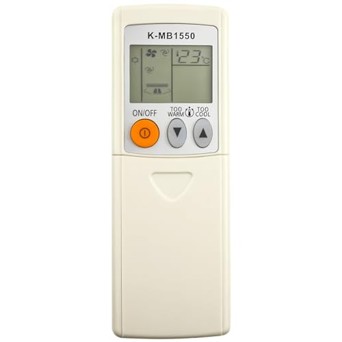 K-MB1550 Ersatzfernbedienung für Mitsubishi Klimaanlage PAR-FL32MA PKK502A MSD-09NV K-MB1550 Ersatzfernbedienung für Mitsubishi Klimaanlage PAR-FL32MA PKK502A MSD-09NV von Effireli