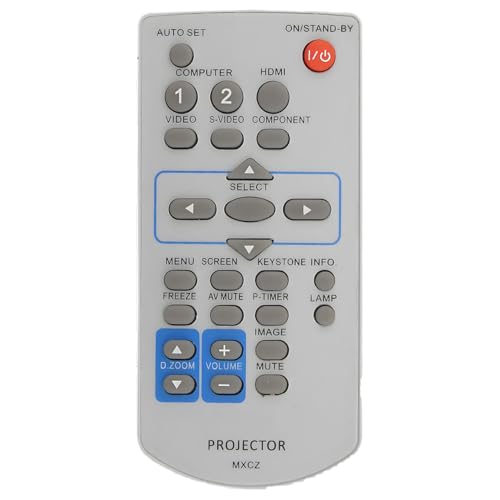 MXCZ Ersatz-Fernbedienung für Panasonic Projektor PT-VX400U PT-VW431D PT-VW435N PT-VW430 PT-VX505N PT-VX500 PT-VW330 PT-VX400NT PT-VX400 PT-VX41 PT-VX41 PT-VX41EA PT-LX26HU PT-LX300 HU PT-LW25HU MXCZ Ersatz-Fernbedienung für Panasonic Projektor PT-VX400U PT-VW431D PT-VW435N PT-VW430 PT-VX505N PT-VX500 PT-VW330 PT-VX400NT PT-VX400 PT-VX41 PT-VX41 PT-VX41EA PT-LX26HU PT-LX300 HU PT-LW25HU von Effireli
