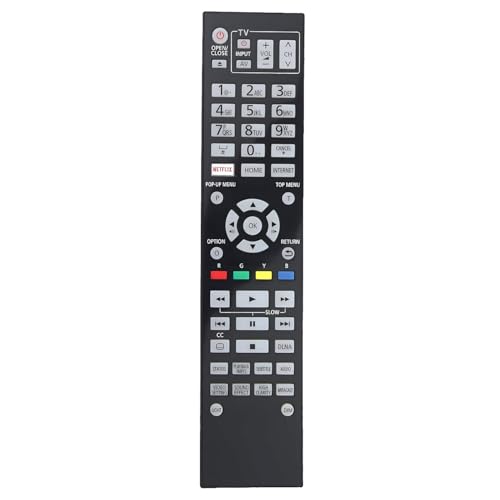 N2QAYA000131 Ersatz-Fernbedienung für Panasonic Blu-ray Disc DVD Player DMP-UB900-K DMP-UB900 DMP-UB900GN DMP-UB900GNK N2QAYA000131 Ersatz-Fernbedienung für Panasonic Blu-ray Disc DVD Player DMP-UB900-K DMP-UB900 DMP-UB900GN DMP-UB900GNK von Effireli