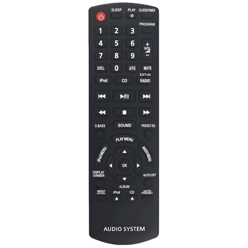 N2QAYB000641 Ersatz Fernbedienung für Panasonic Stereoanlage SC-HC35 SC-HC37 SC-HC20 SC-HC27 SCHC35 SCHC37 SCHC20 SCHC27 N2QAYB000641 Ersatz Fernbedienung für Panasonic Stereoanlage SC-HC35 SC-HC37 SC-HC20 SC-HC27 SCHC35 SCHC37 SCHC20 SCHC27 von Effireli