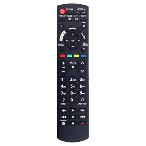 N2QAYB001180 Ersatz-Fernbedienung für Panasonic Smart LED TV TX-65FX603E TX-65FX620E TX-40GX710E TX-43FX623E TX-49FSW504 TX-24FS503E TX-49FX633E TX-55FXW654 TX-55FXW654 TX-24FS503E X-40FXWW 654 N2QAYB001180 Ersatz-Fernbedienung für Panasonic Smart LED TV TX-65FX603E TX-65FX620E TX-40GX710E TX-43FX623E TX-49FSW504 TX-24FS503E TX-49FX633E TX-55FXW654 TX-55FXW654 TX-24FS503E X-40FXWW 654 von Effireli