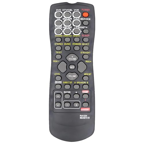 RAV254 Ersatz-Fernbedienung für Yamaha AV-Receiver WE45870US RX-V350 RX-V359 RX-V373 RX-V390 RX-459 RX-V496 HTR-5240 HTR-5250 HTR-5630 HTR-5840BL HTR-5840BL HTR-5840BL -58400 HTR-5850, RXV350, RXV359, RAV254 Ersatz-Fernbedienung für Yamaha AV-Receiver WE45870US RX-V350 RX-V359 RX-V373 RX-V390 RX-459 RX-V496 HTR-5240 HTR-5250 HTR-5630 HTR-5840BL HTR-5840BL HTR-5840BL -58400 HTR-5850, RXV350, RXV359, von Effireli