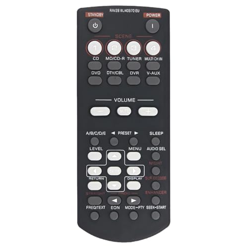 RAV28 WJ40970EU Ersatz-Fernbedienung für Yamaha Home Theater WJ40970EU WJ40970Eu WJ40970 EU RX-V361 HTIB-6800 HTR-6030 RAV28 WJ409700 RAV34 WN4668 E RAV25 0 RX-V365, HTR603, HTR6030, HTIB-680 RAV28 WJ40970EU Ersatz-Fernbedienung für Yamaha Home Theater WJ40970EU WJ40970Eu WJ40970 EU RX-V361 HTIB-6800 HTR-6030 RAV28 WJ409700 RAV34 WN4668 E RAV25 0 RX-V365, HTR603, HTR6030, HTIB-680 von Effireli