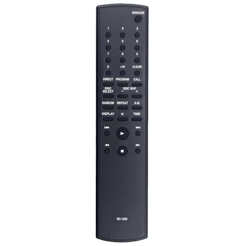 RC-1033 Ersatz-Fernbedienung für Denon CD-Player DCM-290 DCM-27 DCM-290P DCM-500AE DCM-390 DCM27 DCM290P DCM500AE DCM290 DCM390 RC-1033 Ersatz-Fernbedienung für Denon CD-Player DCM-290 DCM-27 DCM-290P DCM-500AE DCM-390 DCM27 DCM290P DCM500AE DCM290 DCM390 von Effireli