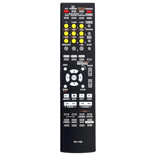 RC-1120 Fernbedienung Ersatz für Denon AV Receiver DHT590BA AVR-1610 AVR-590 RC-1120 Fernbedienung Ersatz für Denon AV Receiver DHT590BA AVR-1610 AVR-590 von Effireli