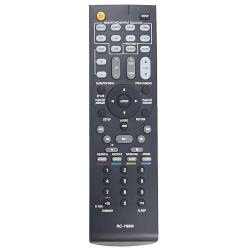 RC-799M Ersatz-Fernbedienung für Onkyo AV-Receiver HT-RC330 HTRC430 HT-RC430 HTS3500 HTS-3500 HT-S3500 HTS5400 HT-S5400 HTS5500 HTS-5500 HT-S5500 TXSR3 09 TX-SR. 309 TXSR313 TX-SR313 HTR391 HT-R391 RC-799M Ersatz-Fernbedienung für Onkyo AV-Receiver HT-RC330 HTRC430 HT-RC430 HTS3500 HTS-3500 HT-S3500 HTS5400 HT-S5400 HTS5500 HTS-5500 HT-S5500 TXSR3 09 TX-SR. 309 TXSR313 TX-SR313 HTR391 HT-R391 von Effireli