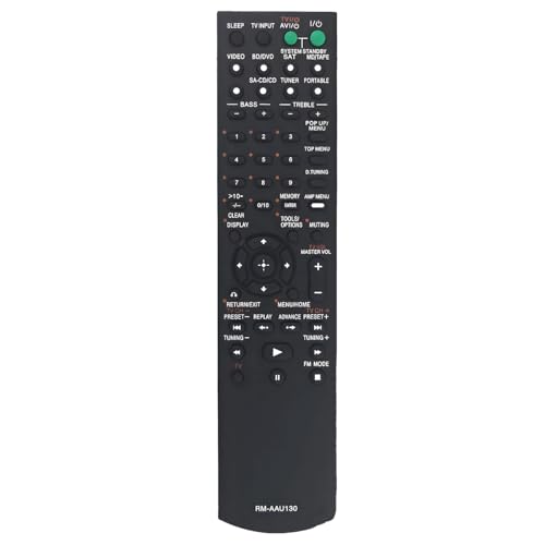 RM-AAU130 Ersatz-Fernbedienung für Sony Home Theater STR-KM7 STR-DH130 RM-AAU130 Ersatz-Fernbedienung für Sony Home Theater STR-KM7 STR-DH130 von Effireli
