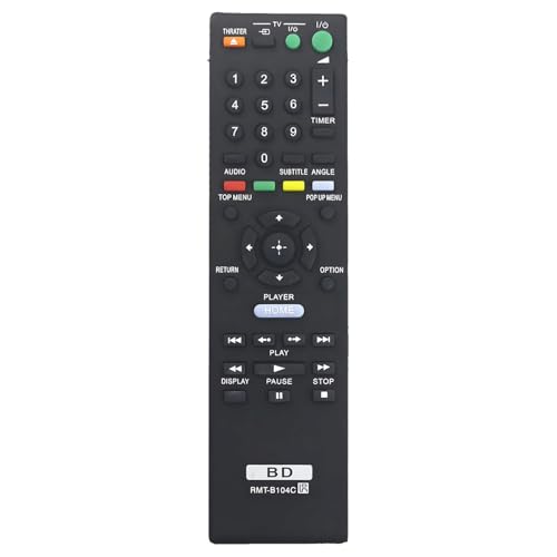 RMT-B104C Ersatz-Fernbedienung für Sony Blu-ray DVD BDP-S185 BDP-S190 BDP-S270 BDP-S300 BDP-S350 BDP-S370 BDP-S380 BDP-S470 BDP-S480 BDP-S490 BDP-S495 BDP-S495 550 B. DP-S560, BDP-S570, BDP-S580, RMT-B104C Ersatz-Fernbedienung für Sony Blu-ray DVD BDP-S185 BDP-S190 BDP-S270 BDP-S300 BDP-S350 BDP-S370 BDP-S380 BDP-S470 BDP-S480 BDP-S490 BDP-S495 BDP-S495 550 B. DP-S560, BDP-S570, BDP-S580, von Effireli