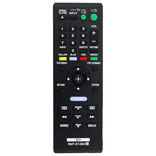 RMT-B109A Fernbedienung Ersatz für Sony DVD Player BDP-BX38 BDP-S280 BDP-S383 BDP-S380 BDP-S580 BDP-S480 148939911 1-489-399-11 RMT-B109A Fernbedienung Ersatz für Sony DVD Player BDP-BX38 BDP-S280 BDP-S383 BDP-S380 BDP-S580 BDP-S480 148939911 1-489-399-11 von Effireli