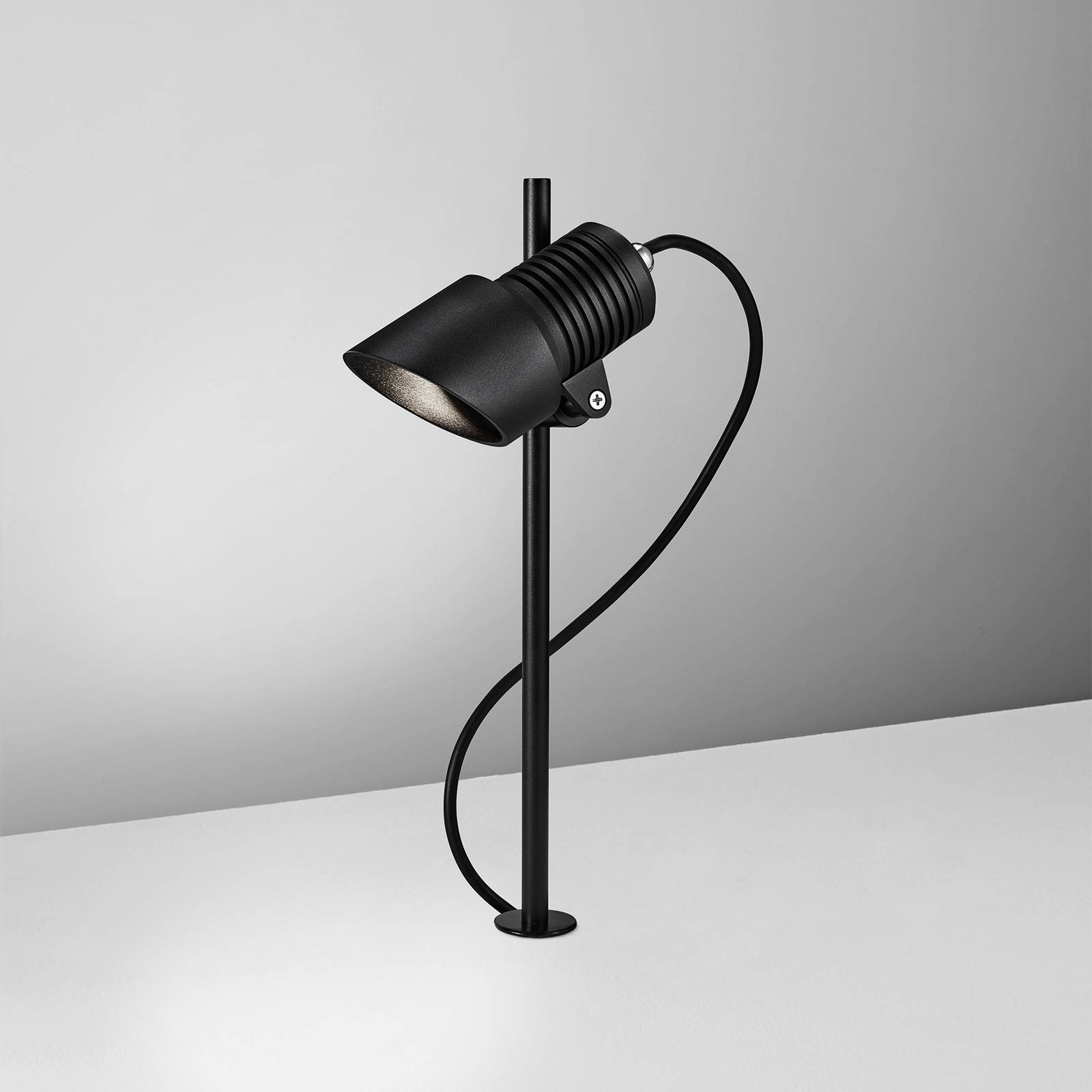 Egger DLS LED-Wegeleuchte Atlantis, Erdspieß, schwarz Egger DLS LED-Wegeleuchte Atlantis, Erdspieß, schwarz von Egger Licht