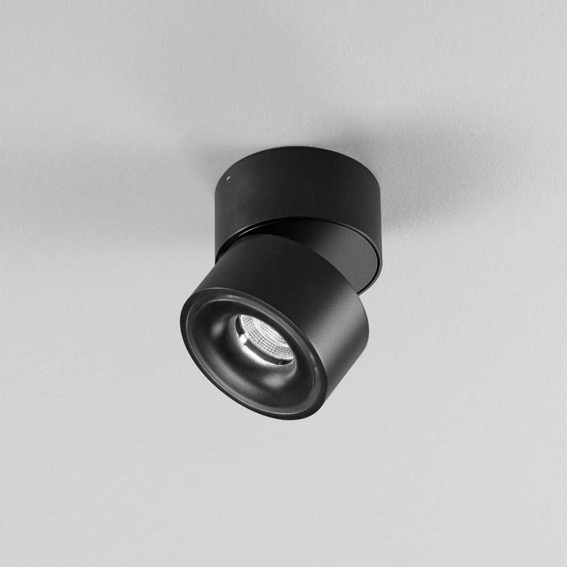 Egger Clippo LED-Deckenspot dim-to-warm schwarz von Egger Licht